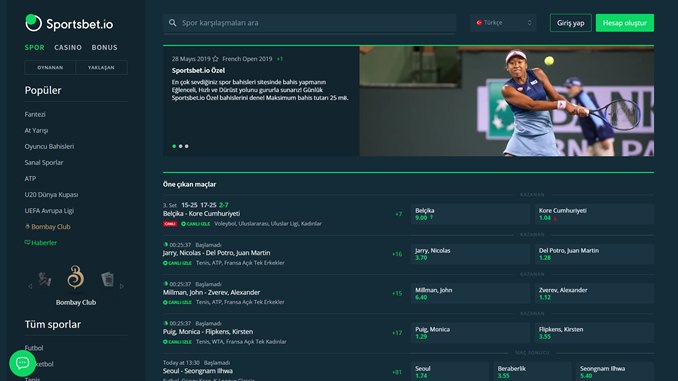 Fantezi Spor Bahisleri Sportsbet.io’da