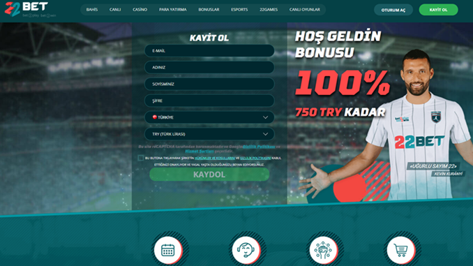 22bet bahis sitesi