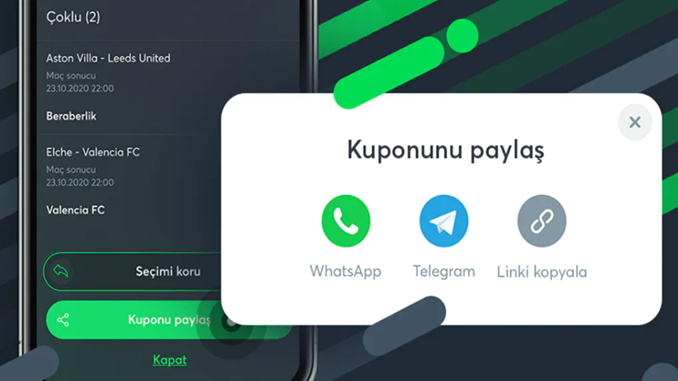 Sportsbet.io Kupon Paylaşma Özelliği ile Dilediğiniz Mecrada Kuponlarınızı Paylaşın