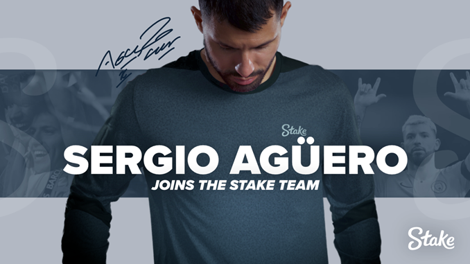 Stake’in Marka Elçisi Sergio Agüero Oldu